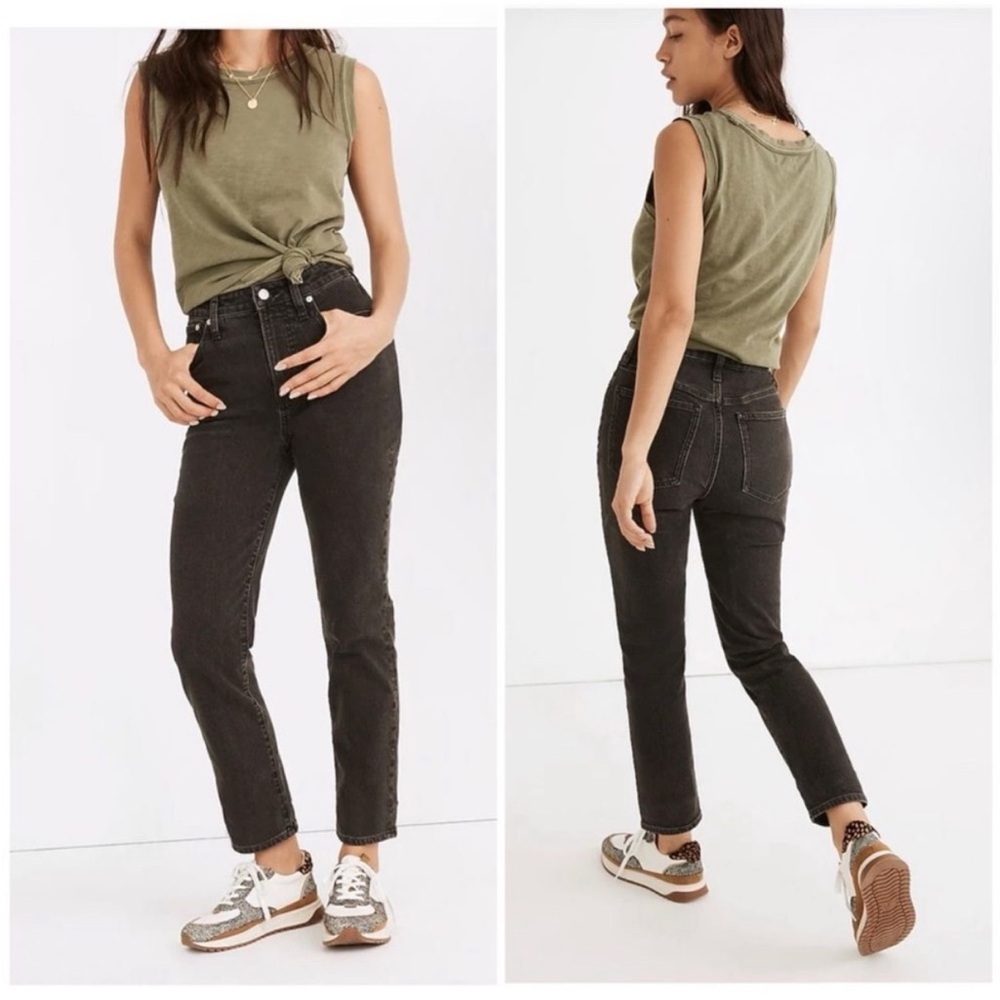Madewell The Perfect Vintage Jean in Lunar Wash Black - Size 27
